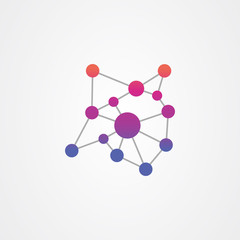 Obraz premium Link connection technology icon vector design