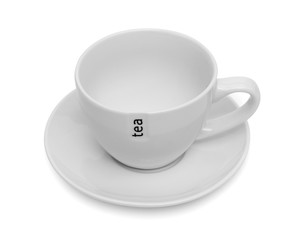 tea cup isolated on white background,clipping path