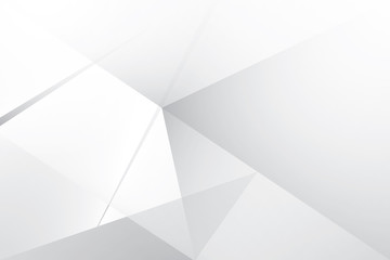 Abstract geometric white and gray color background. Vector, illustration.