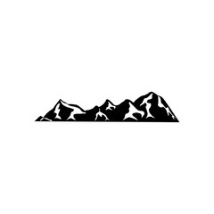 Mountain illustration, outdoor adventure logo design