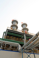 Distillation equipment pipeline