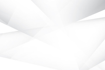 Obraz premium Abstract geometric white and gray color background. Vector, illustration.