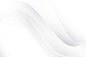 Abstract geometric white and gray color background. Vector, illustration.