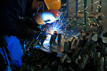 Gardening tool interface welding