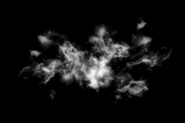 isolated white cloud on black background,Textured Smoke,Abstract black