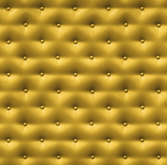 Yellow or gold leather seamless pattern for background
