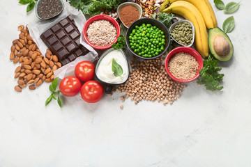 Food containing magnesium