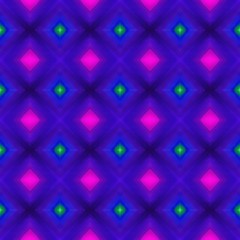 Obraz premium endless repeating pattern - modern futuristic background texture with indigo, dark violet and sea green colors