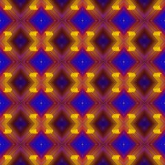 Fototapeta premium seamless pattern - modern futuristic background texture with dark moderate pink, saddle brown and golden rod colors