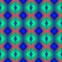 seamless pattern - modern futuristic background texture with teal blue, moderate red and medium spring green colors