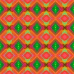 seamless repeatable graphic pattern for printable products with coffee, forest green and yellow green colors
