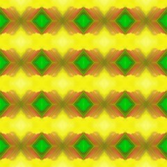 endless repeating pattern with gold, forest green and olive colors can be used for texture, backgrounds or fashion fabric textile design