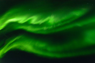 Obraz na płótnie Canvas Aurora at night in the sky in the north.