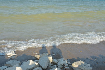 Coastline Lovers Silhouettes 