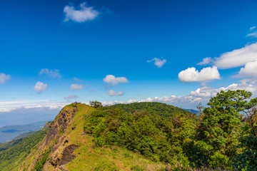 Landscape of  Doi Mon Chong, Chiangmai, Thailand.