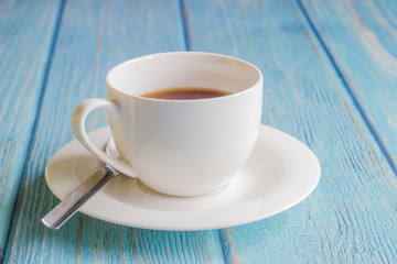 coffee in white cup