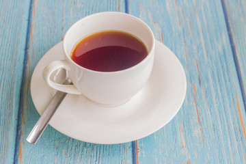 coffee in white cup