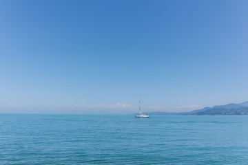 Obraz premium yacht in the sea