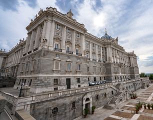 Fototapeta premium Real Back Rear of Royal Palace, Madrid, Spain