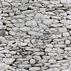Seamless texture of Carrara marble stone random rubble masonry. Colonnata. Italy.