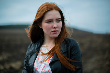 Prideful looks into the distance at the endless black field. © Anton