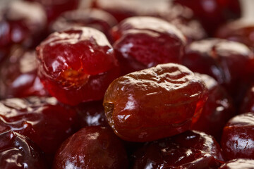 texture of dates, dry fruits close-up