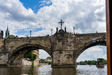 Fototapeta premium Charles Bridge Prague in Czech Republic.