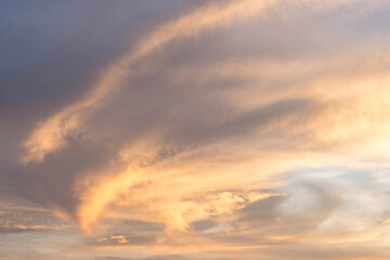 sky with cloud and sun