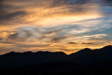 sky with cloud and sun