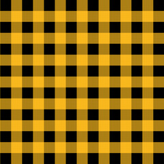 Yellow and Black Gingham pattern.