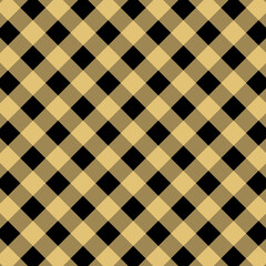 Yellow and Black Gingham pattern.