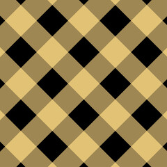 Yellow and Black Gingham pattern.