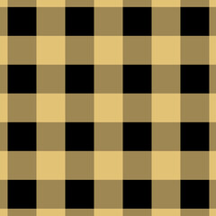 Yellow and Black Gingham pattern.