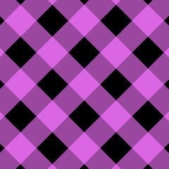Purple and Black Gingham pattern.