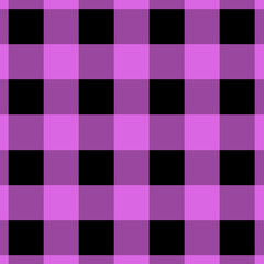 Purple and Black Gingham pattern.