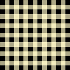 Yellow and Black Gingham pattern.
