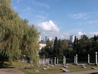 Fototapeta na wymiar View from the memorial