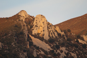 Cliff. Natural Park of the Mountains and Canyons of Guara. Huesca. Aragon. Spain.