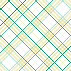 Tartan green and yellow pattern.