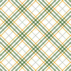 Tartan green and yellow pattern.