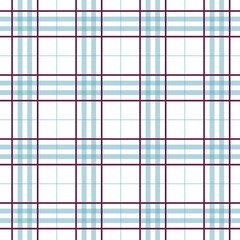 Tartan blue and white pattern.