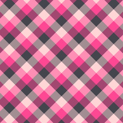 Gingham red and black pattern.