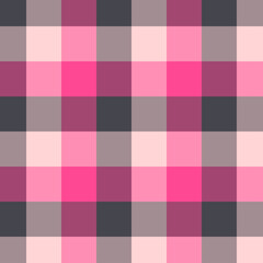 Gingham red and black pattern.