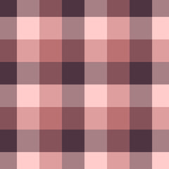 Gingham red pattern. Texture for plaid, tablecloths, clothes, shirts,dresses,paper,bedding,blankets,quilts and other textile products. Vector Illustration EPS 10