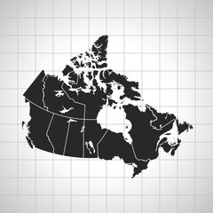 map of Canada