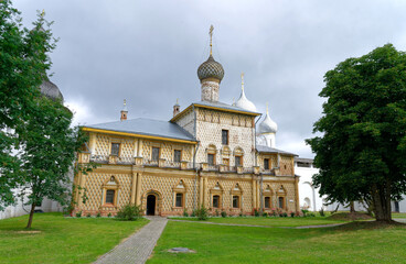 Fototapeta na wymiar Kremlin de Rostov, Anneau d’or, Yaroslavl, Oblast, Russie