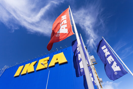 IKEA Samara Store. IKEA Is The World's Largest Furniture Retailer And Sells Ready To Assemble Furniture