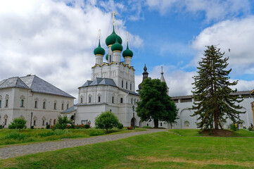 Fototapeta na wymiar Kremlin de Rostov, Anneau d’or, Yaroslavl, Oblast, Russie