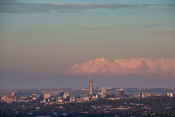 Johannesburg by sunset 