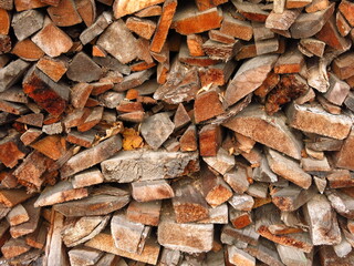 sawn old wood